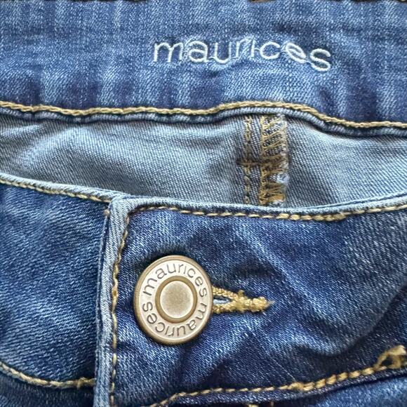 Maurices Jeans Women's 16W Blue Skinny High Rise Preppy Clean girl feminine - Picture 4 of 12